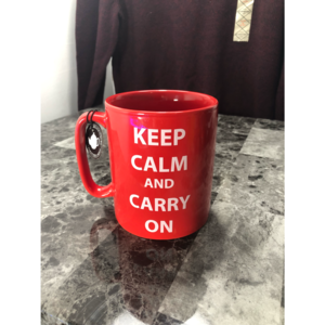 Keep Calm And Carry On Coffee Mug
